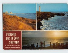Postcard Tempête sur la Côte Sauvage France picture