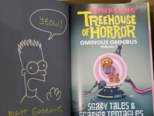The Simpsons Treehouse Of Horror Complete Ltd  /500  MATT GROENING Bart  Sketch  picture