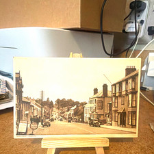 E.S. Broadbent Honiton High Street Devon England Postcard Divided Back 1907-15 picture