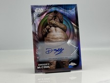 2026 Topps Chrome Star Wars #196 Droopy McCool Deep Roy Autograph Refractor  picture