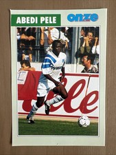 ABEDI AYEW PEELED ELEVEN WORLD 1993 OLYMPIQUE DE MARSEILLE OM GHANA CARD 🇬🇭 picture
