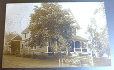 VINTAGE POSTCARD A HOUSE IN MILO MAINE 1907 picture