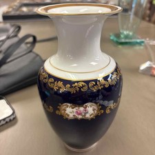 Vintage Echt Kobalt Vase 7.25