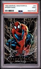 1992 Marvel Masterpieces #87 Spider-Man : PSA 9 picture