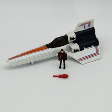 Mattel Battlestar Galactica Firing COLONIAL VIPER — 🔥1978 MISSILE & FIGURE —Vtg picture