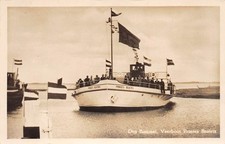 RPPC ~ Vintage postcard of  Dutch motor ferry, Princess Beatrix near Den Bommel picture