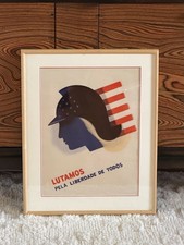 Original 1942 WWII Poster Lutamos Pela Liberdade de Todos McKnight Kauffer picture