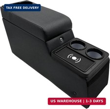 Truck Center Console Truck Seat/Bench Organizer with Wireless Charging and Holde picture
