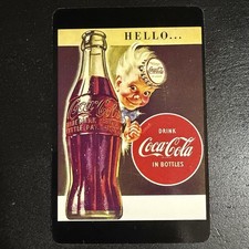 VTG “Sprite Boy” Coca-Cola Advertisement Single Swap Playing Card picture