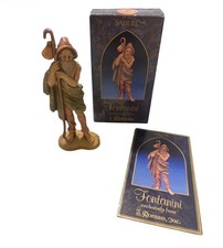 Vintage 1983 Fontanini Samuel Shepherd Nativity Figure W/box Booklet Italy picture