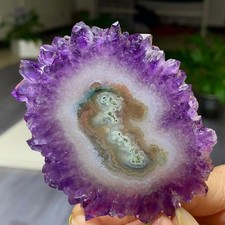 62G Natural high-quality Amethyst agate quartz cluster slice crystal mineral picture