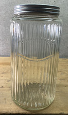 Vintage Hoosier Cabinet glass Coffee jar canister Original Real picture