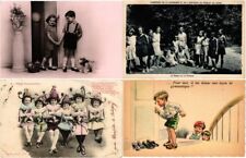 CHILDREN CHILDREN 79 Vintage Postcards Mostly Pre-1940 (L3572) picture