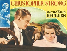 1938 KATHARINE HEPBURN in CHRISTOPHER STRONG Mini Lobby Card Photo  (210-D ) picture