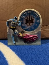 Rare Vintage Janex Batman & Robin 1974 Talking Alarm Clock - For Parts or Repair picture