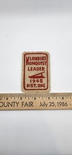 1948 Boy Scout First Unofficial Klondike Derby Felt Patch Leader District 1  picture