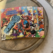 SUPER POWERS DC COMICS 1984 1-5 COMPLETE SET JACK KIRBY picture