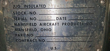 MAPCO Aircraft Mansfield Hot Jug with Lid and Spigot 7330-00-532-5867 Vintage picture