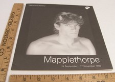1996 ROBERT MAPPLETHORPE EXHIBITION ANNOUNCEMENT HAYWARD GALLERY LONDON picture