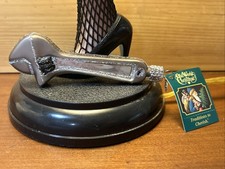 Merck Family's OWC Old World Christmas Adjustable Wrench Glass Ornament 2005 NWT picture