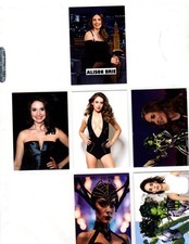 ALISON BRIE     CUSTOM   NOVELTY  TRADING CARD 6 CARDS  SET picture