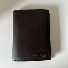 Lacoste Men Fashion Accessories Dark Brown Bifold Wallet Limited Edition VHTF De picture