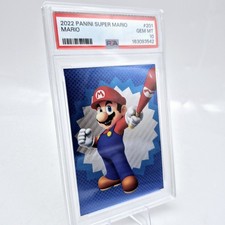 2022 Panini Nintendo Super Mario Baseball #201 PSA 10 Sports Foil picture