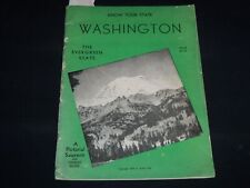 1948 WASHINGTON THE EVERGREEN STATE PICTORIAL TOURIST GUIDE - J 8913 picture