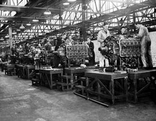 Section of Napier's despatch department showing part of a line of - Old Photo picture