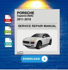 Porsche Cayenne (92A) 2011 to 2018 SERVICE REPAIR MANUAL picture
