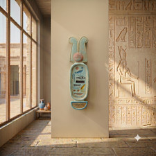 Ancient Egyptian Wall Relief Hieroglyphic Plaque Rare Pharaoh Artifact picture