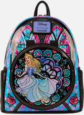 Loungefly Disney Princess Stained Glass : sleeping Beauty Mini-Backpack  Aurora picture