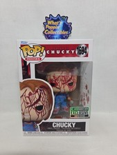Funko Pop Vinyl: Bride of Chucky Chucky (Bloody) #1694 Exclusive With Protector picture