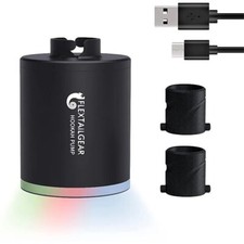 Electric Hookah Pump Mini Portable Starter Charcoal Burner Led Light Helper Kit picture