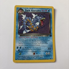 WOTC 2000 Pokemon TCG Team Rocket Dark Gyarados Holo Rare 8/82 70 HP English picture