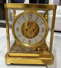 Jaeger Le Coultre Atmos Desk Table Top Gold Colored Clock 519 picture