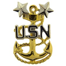 U.S. Navy Master Chief Petty Officer Emblem Pin 1
