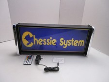 Chessie System Blue LED Display lighted sign lightbox Wall Hanging Light picture