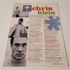 Chris Klein 1 Page Article/Clipping picture