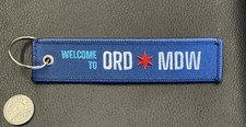 Chicago O’Hare Chicago Midway Airports Keychain Mayor Brandon Johnson ORD MDW picture