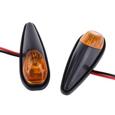 2pcs LED Motorcycle Flush Mount Turn Signal Light Motorbike Indicator Lamp CQBW picture