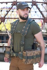 Tactical RPS Belt System MOLLE Cordura Combat PKM Load Bearing Harness Harness picture