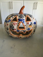 Polish Pottery Large Pumpkin Boleslawiec Unikat Signed picture