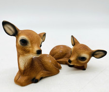 Pair of Ceramic Deer Fawn Harvey Knox Kingdom House of Global Art Japan 1983 picture