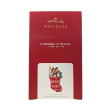 2021 Hallmark Keepsake Stocking Stuffers Special Edition Ornament - Red Stocking picture