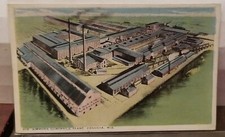 SIMMON'S COMPANY PLANT KENOSHA WI DIVIDED  BACK POSTCARD UNUSED picture