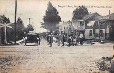 West Haven Connecticut Prospect Beach Prospect Avenue Postcard Copy picture