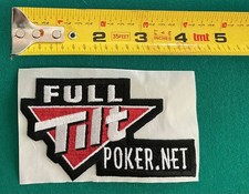 New Full tilt poker.net sticker patch, embroidery sew/glue on uses, Rare Buy picture