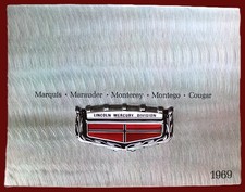 1969 MERCURY ALL MODELS AUTOMOBILE CAR ADVERTISING SALES BROCHURE VINTAGE picture