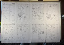 BLADE OF THE IMMORTAL storyboardsVintage Animation Production Art  8 I10 picture